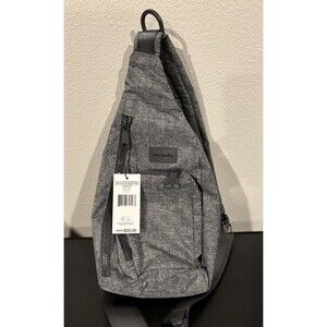 NWT Vera Bradley Women's Reactive Mini Sling Crossbody Waist Bag Gray Heather